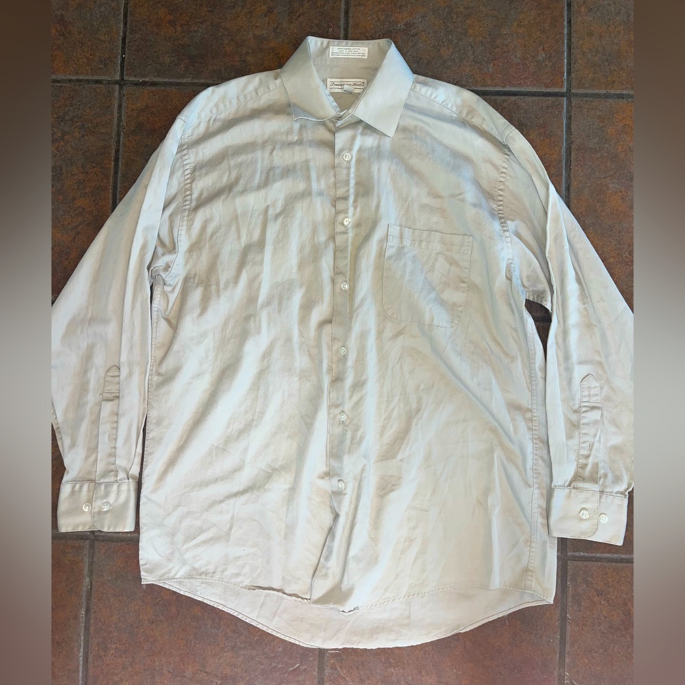 Donberry & Keets Men’s Long-Sleeve Button Down Shirt 16 32/33